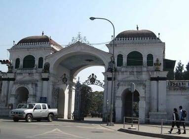 european building in kathmandu, nepal