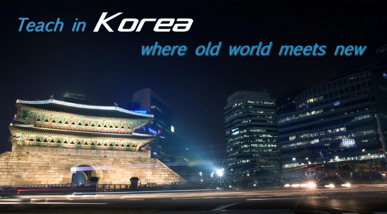 KORJOB company motto: Teach in Korea, where old meets new